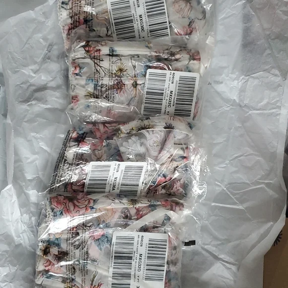 NIP DREAM ANGELS Unlined Bra Top Bustier Coconut White Floral - Picture 7 of 8